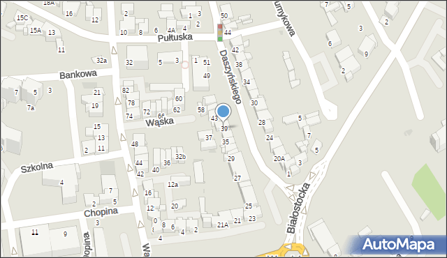 Wyszków, Daszyńskiego Ignacego, 39, mapa Wyszków