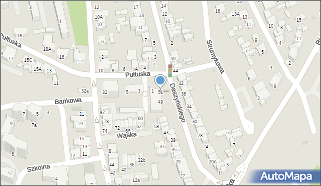 Wyszków, Daszyńskiego Ignacego, 51, mapa Wyszków