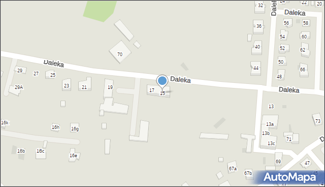 Ząbkowice Śląskie, Daleka, 15, mapa Ząbkowice Śląskie