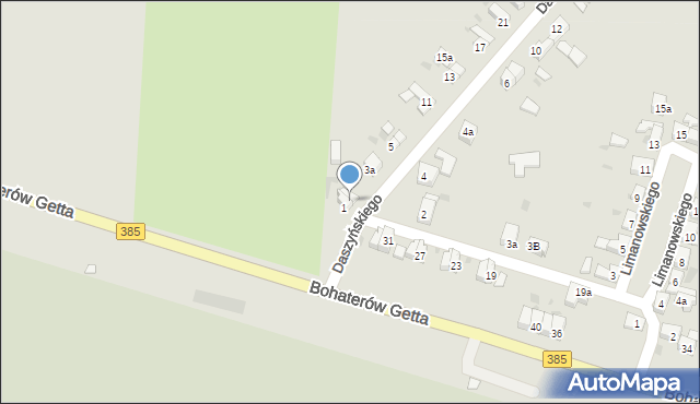 Ząbkowice Śląskie, Daszyńskiego Ignacego, 3, mapa Ząbkowice Śląskie