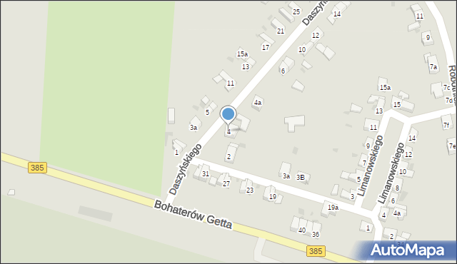 Ząbkowice Śląskie, Daszyńskiego Ignacego, 4, mapa Ząbkowice Śląskie