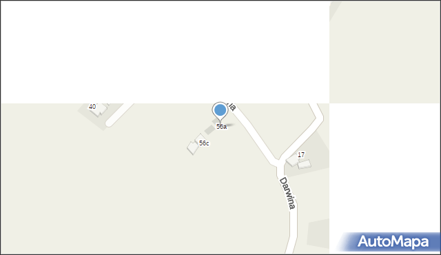 Zaborze, Darwina Karola, 56a, mapa Zaborze