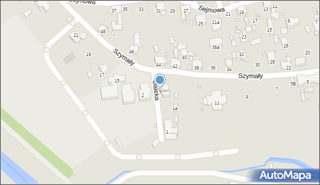 Zabrze, Daleka, 3, mapa Zabrza