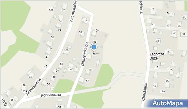 Żarki, Daszyńskiego Ignacego, 56, mapa Żarki