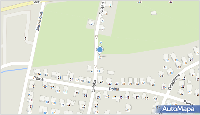 Zawiercie, Daleka, 11, mapa Zawiercie