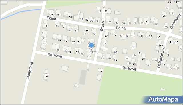 Zawiercie, Daleka, 14, mapa Zawiercie
