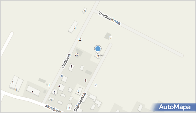 Żelków-Kolonia, Dąbrowizna, 5, mapa Żelków-Kolonia