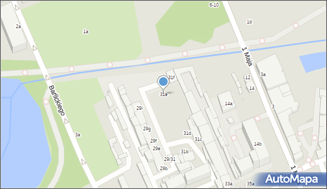 Zgierz, Dąbrowskiego Henryka, gen., 31e, mapa Zgierz