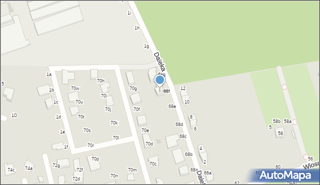 Zgierz, Daleka, 11, mapa Zgierz