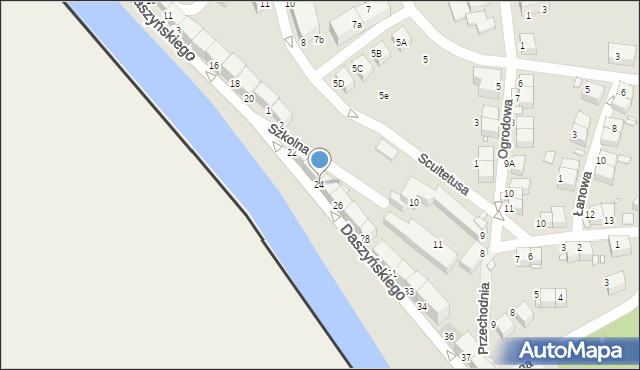 Zgorzelec, Daszyńskiego Ignacego, 24, mapa Zgorzelec