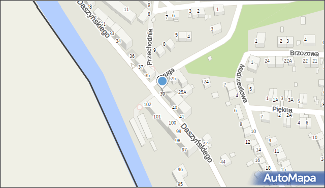 Zgorzelec, Daszyńskiego Ignacego, 39, mapa Zgorzelec