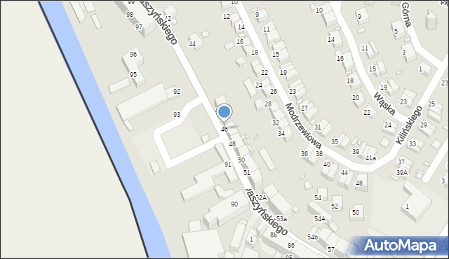 Zgorzelec, Daszyńskiego Ignacego, 46, mapa Zgorzelec