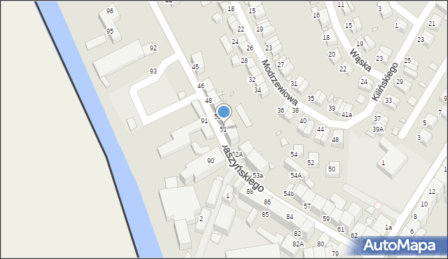 Zgorzelec, Daszyńskiego Ignacego, 51, mapa Zgorzelec