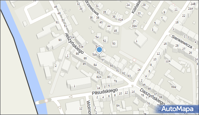 Zgorzelec, Daszyńskiego Ignacego, 56, mapa Zgorzelec