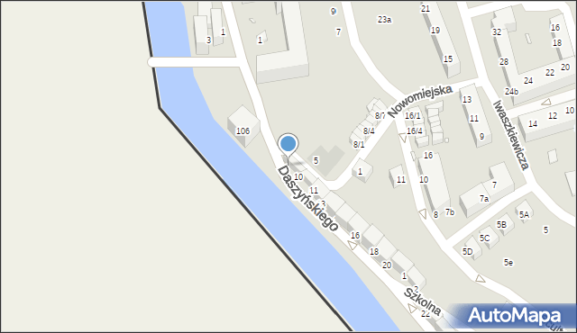 Zgorzelec, Daszyńskiego Ignacego, 9, mapa Zgorzelec