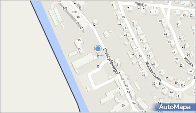 Zgorzelec, Daszyńskiego Ignacego, 92, mapa Zgorzelec