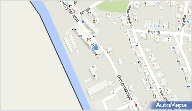 Zgorzelec, Daszyńskiego Ignacego, 97, mapa Zgorzelec