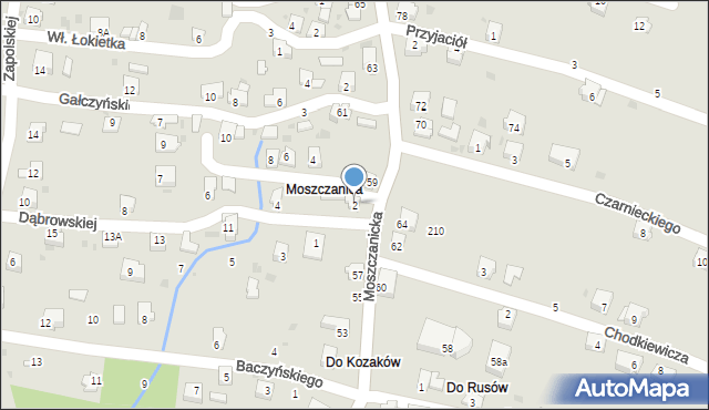 Żywiec, Dąbrowskiej Marii, 2, mapa Żywiec