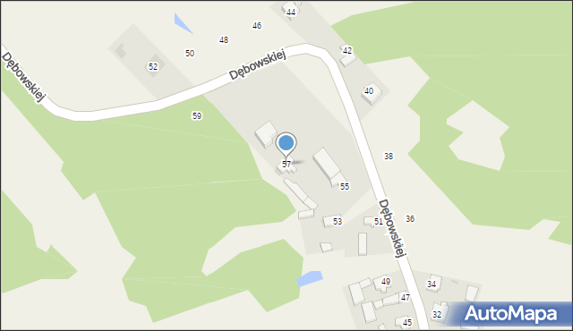 Barczygłów, Dębowskiej Marii, 57, mapa Barczygłów