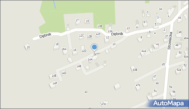 Bochnia, Dębnik, 14, mapa Bochni