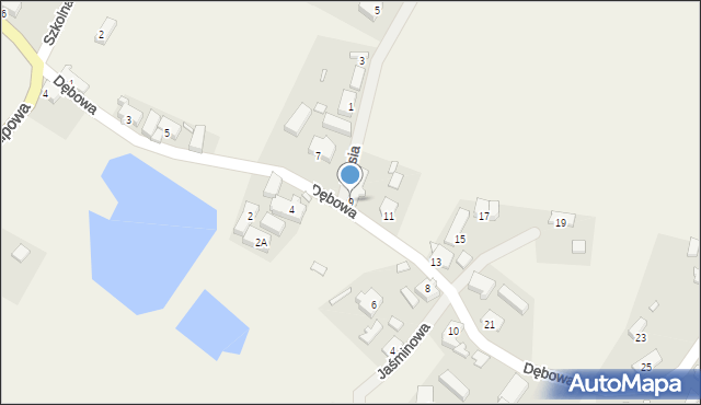 Bogaczów, Dębowa, 9, mapa Bogaczów