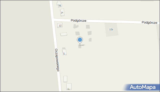 Brzeźno, Dębowa, 8, mapa Brzeźno