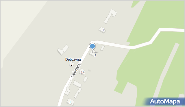 Daleszyce, Dębczyna, 4A, mapa Daleszyce