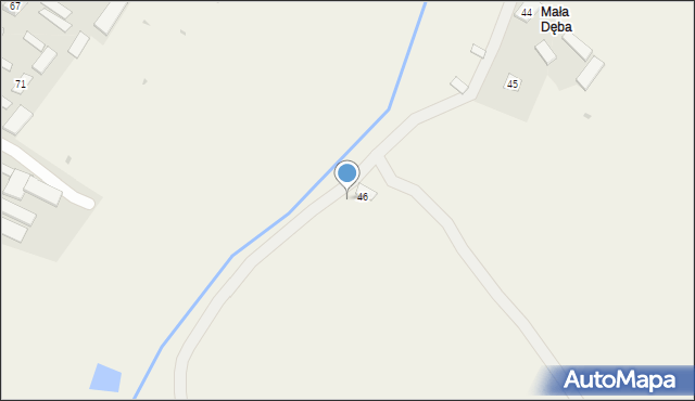 Dęba, Dęba, 47, mapa Dęba