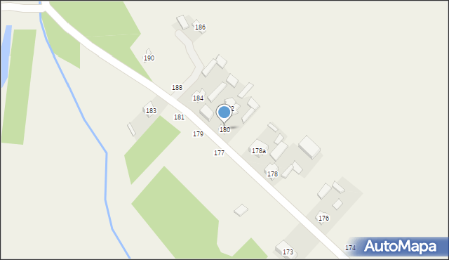 Dęba, Dęba, 180, mapa Dęba