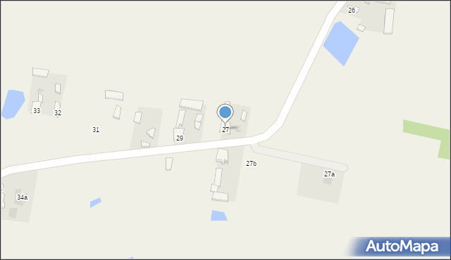 Dęba, Dęba, 27, mapa Dęba