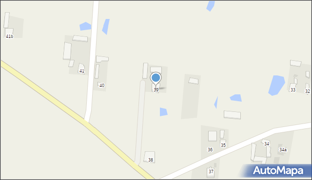 Dęba, Dęba, 39, mapa Dęba