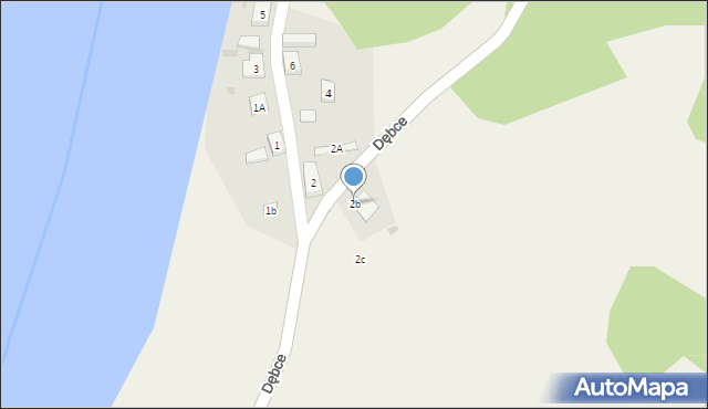 Dębce, Dębce, 2b, mapa Dębce