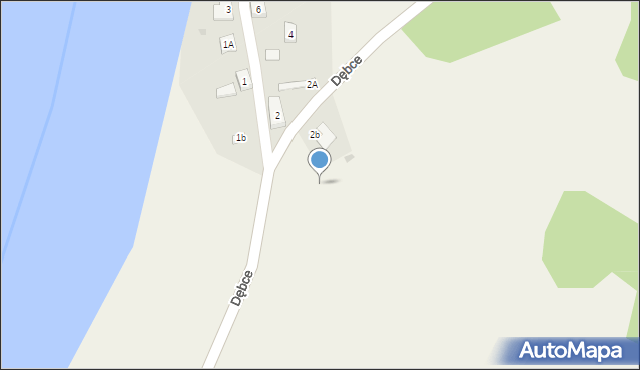 Dębce, Dębce, 2c, mapa Dębce