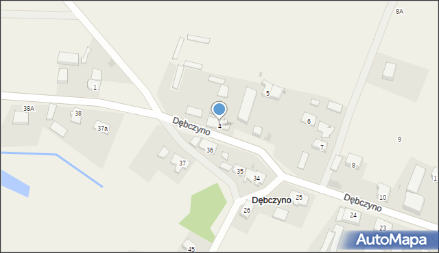Dębczyno, Dębczyno, 4, mapa Dębczyno
