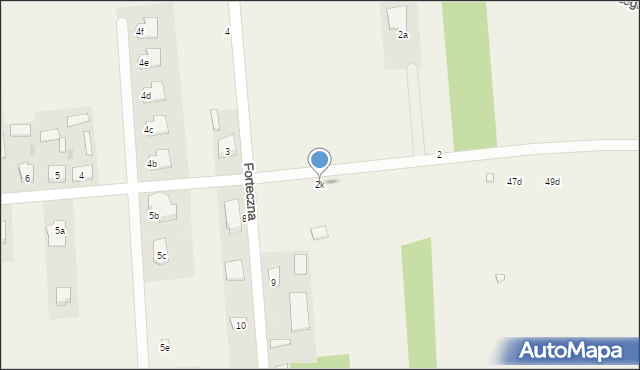 Dębe, Dębe, 2k, mapa Dębe