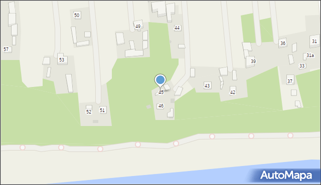 Dębe, Dębe, 45, mapa Dębe