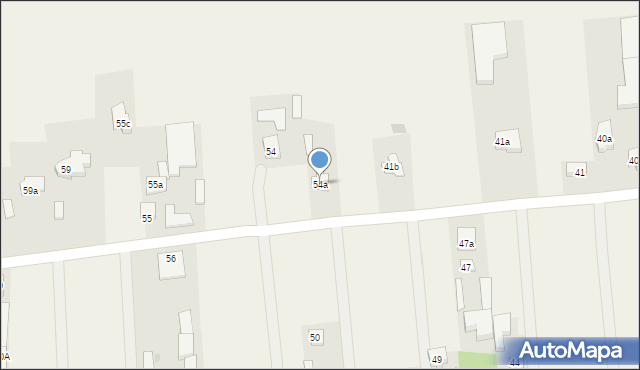 Dębe, Dębe, 54a, mapa Dębe