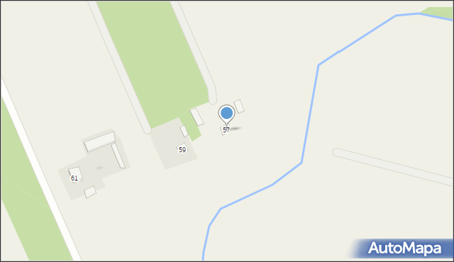 Dębe, Dębe, 57, mapa Dębe