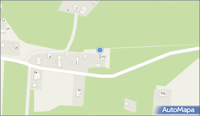 Dębiaki, Dębiaki, 1, mapa Dębiaki