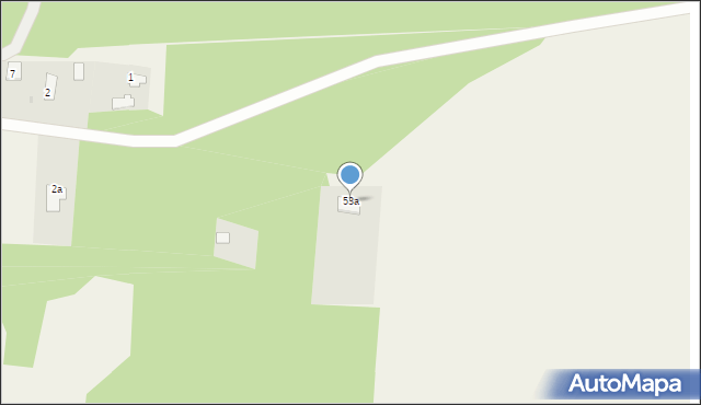 Dębiaki, Dębiaki, 53a, mapa Dębiaki