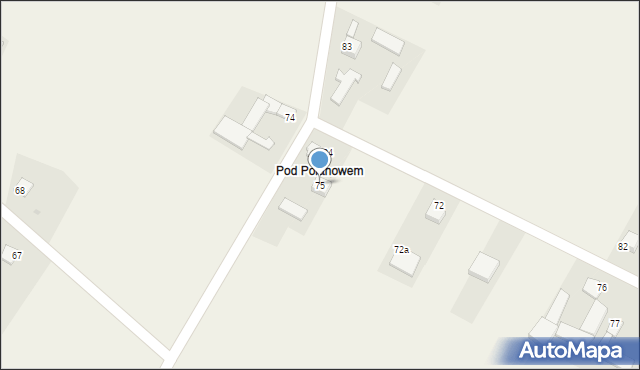 Dębiany, Dębiany, 75, mapa Dębiany