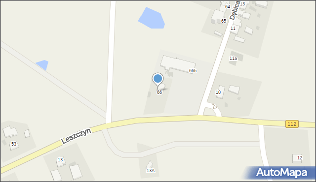 Dębica, Dębica, 66a, mapa Dębicy
