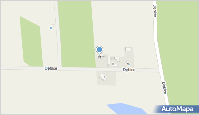 Dębice, Dębice, 6B, mapa Dębice