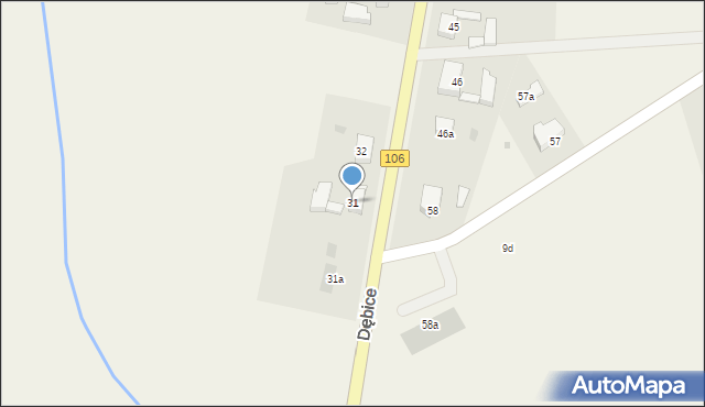 Dębice, Dębice, 31, mapa Dębice