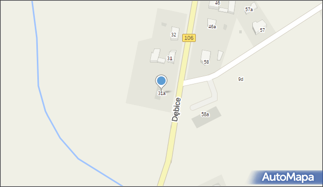 Dębice, Dębice, 31a, mapa Dębice