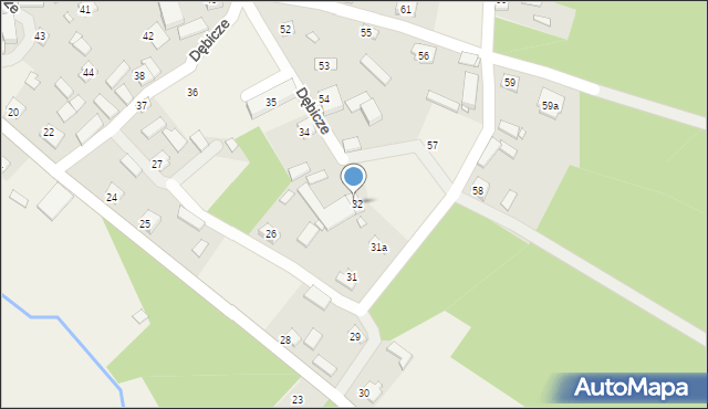 Dębicze, Dębicze, 33, mapa Dębicze