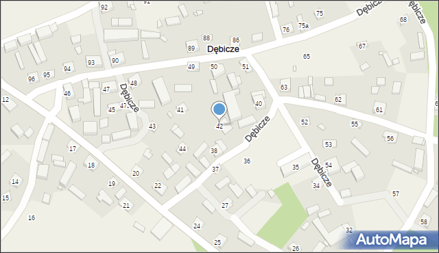 Dębicze, Dębicze, 42, mapa Dębicze