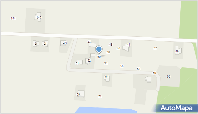 Dębiczek, Dębiczek, 50, mapa Dębiczek