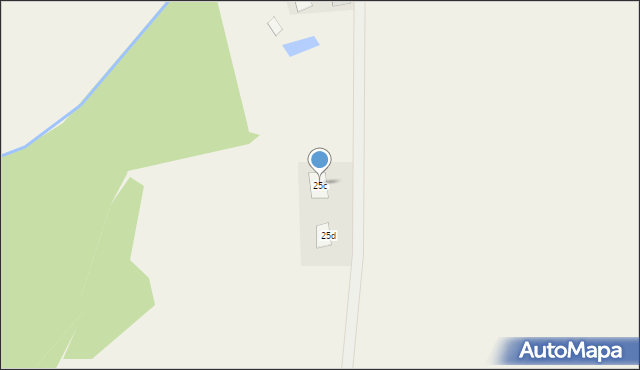 Dębiec, Dębiec, 25c, mapa Dębiec