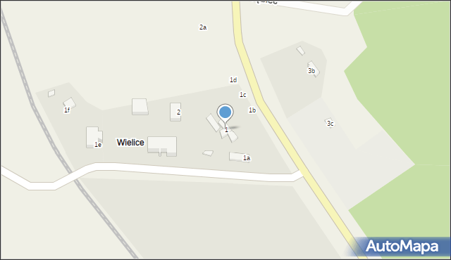 Dębiec, Dębiec, 1, mapa Dębiec